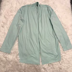 Talbots Women's Mint M Pima Cotton Cardigan NWT